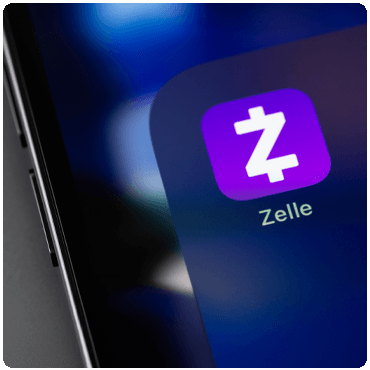 Zelle app on mobile phone